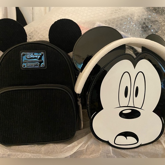 Loungefly Disney Spooked Mickey Mouse Convertible Mini Backpack - Picture 4 of 7